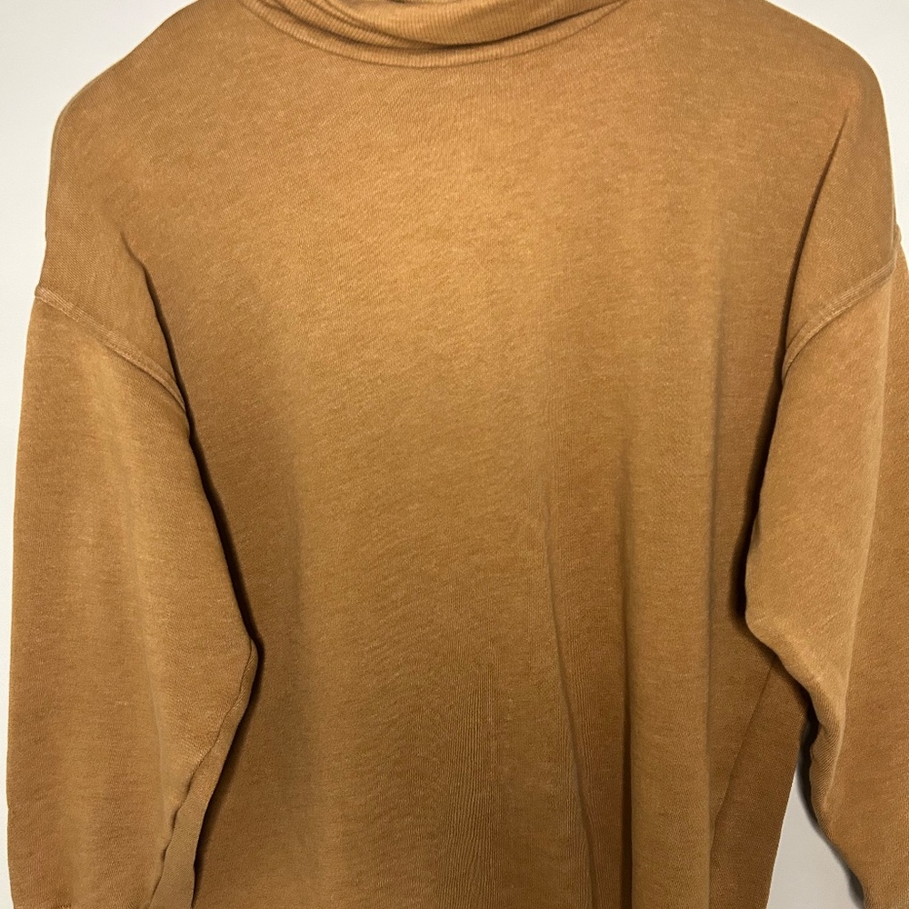 aerie brown turtleneck sweater